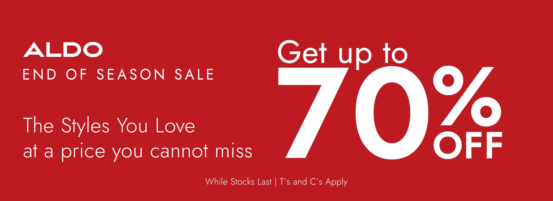 Shop ALDO_End of Season Sale