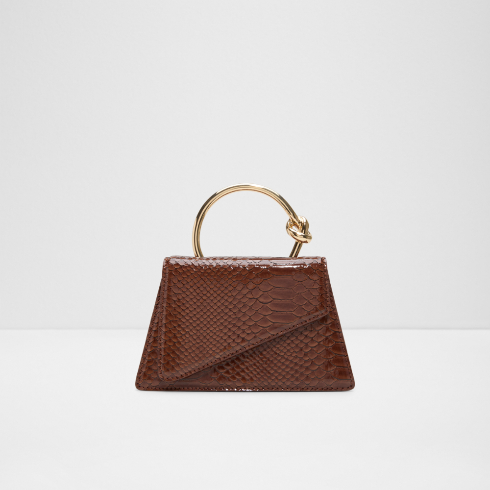 aellax, Top Handle, Medium brown