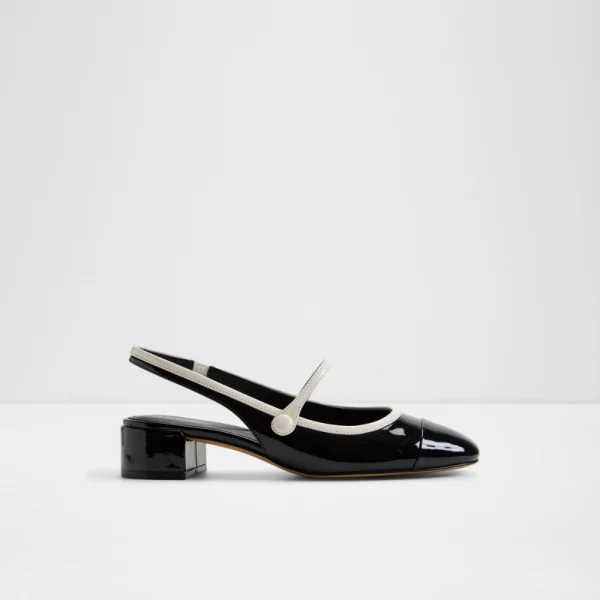 Heeled Shoes, Black/white