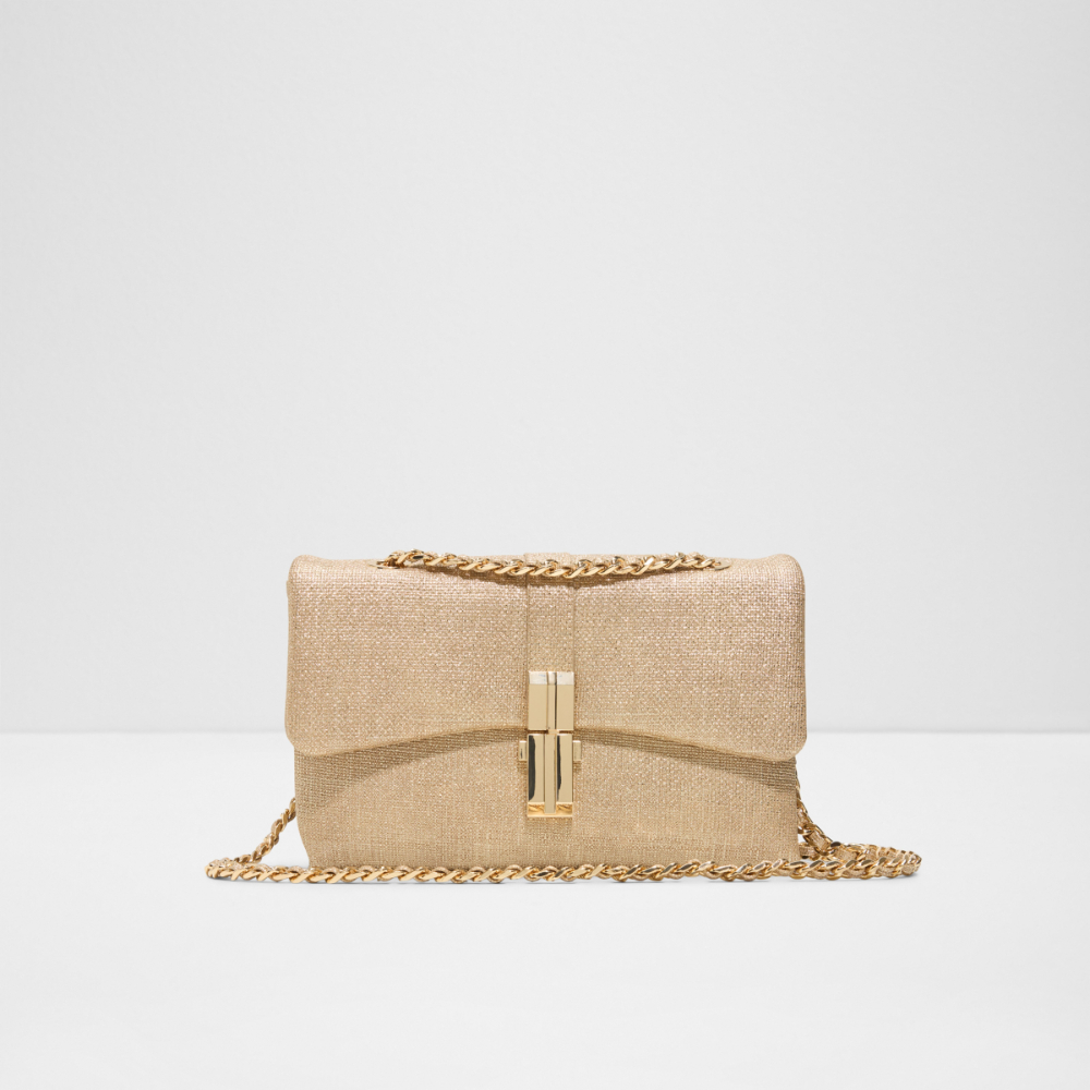 Main View Of Gold Alicie Cross Body For Women