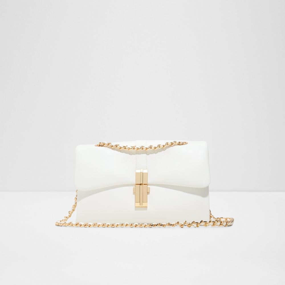 Main View Of White Alicie Cross Body For Women