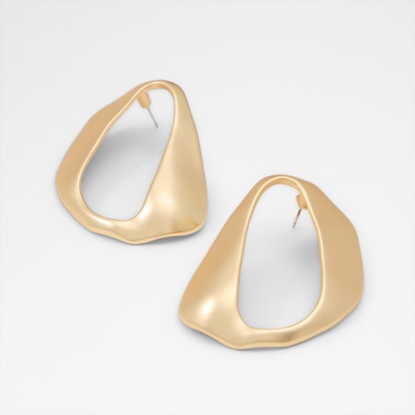 Main View Of Gold Ayella Earrings For Women