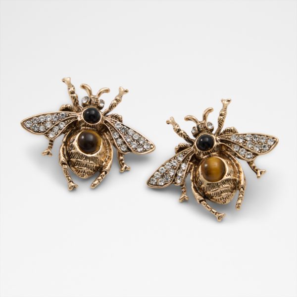 Beeloved Gold/Clear Multi Earrings