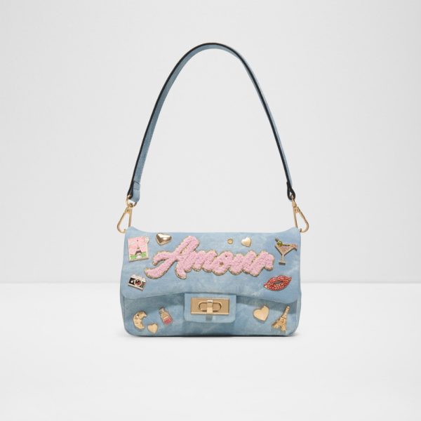 Main View Of Blue Bellaamour Shoulder Bag For Women