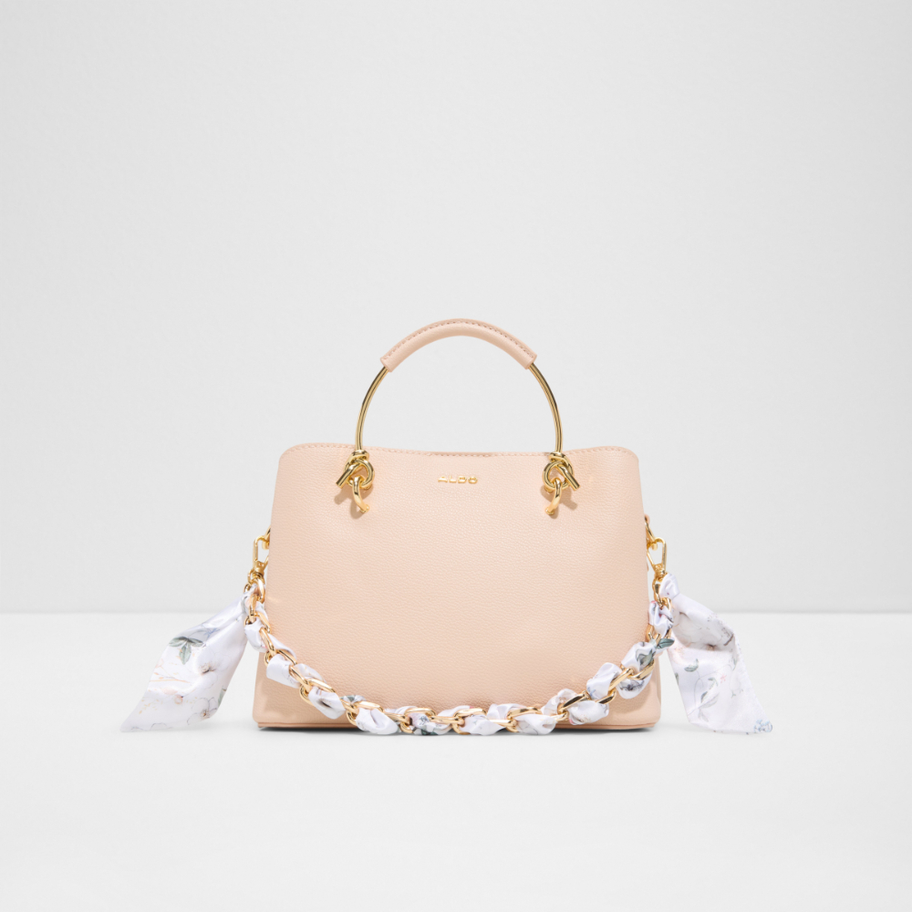 Main View Of Pink Calanthe Satchel For Women