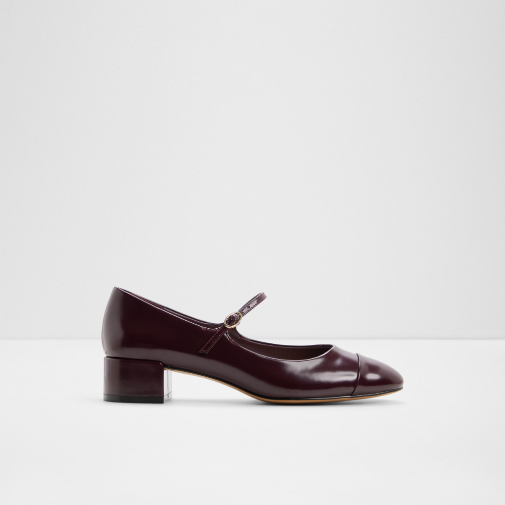 decima, Heeled Shoes, Burgundy