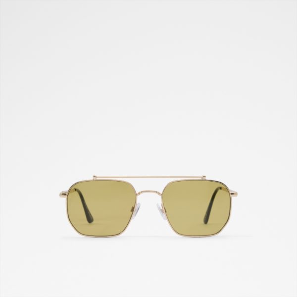 Main View Of Gold Eiden Sunglasses For Men