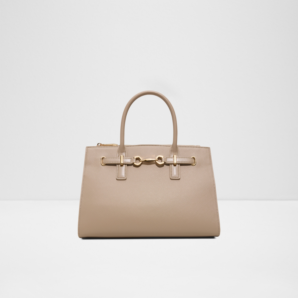 Main View Of Beige Evielyne Satchel For Women