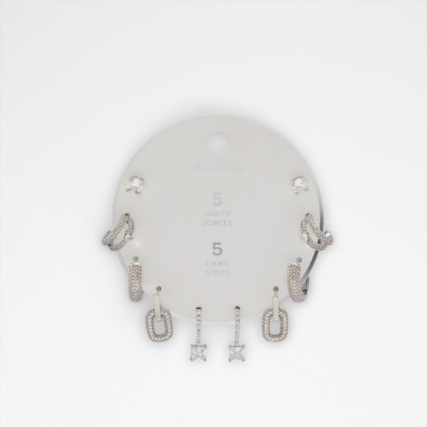 Main View Of Multi Fivelookss Earring Set For Women