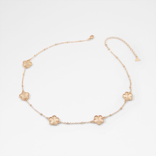 Main View Of Gold Floralie Necklaces For Women