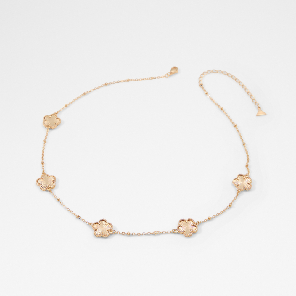 Main View Of Gold Floralie Necklaces For Women