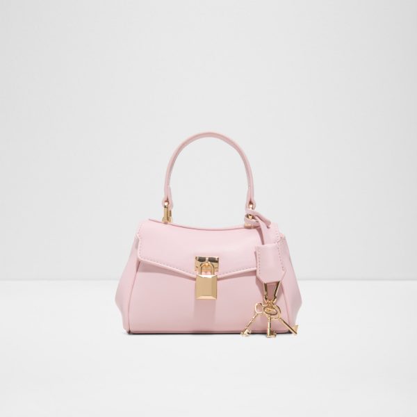 Main View Of Pink Heartkeeper Satchel For Women