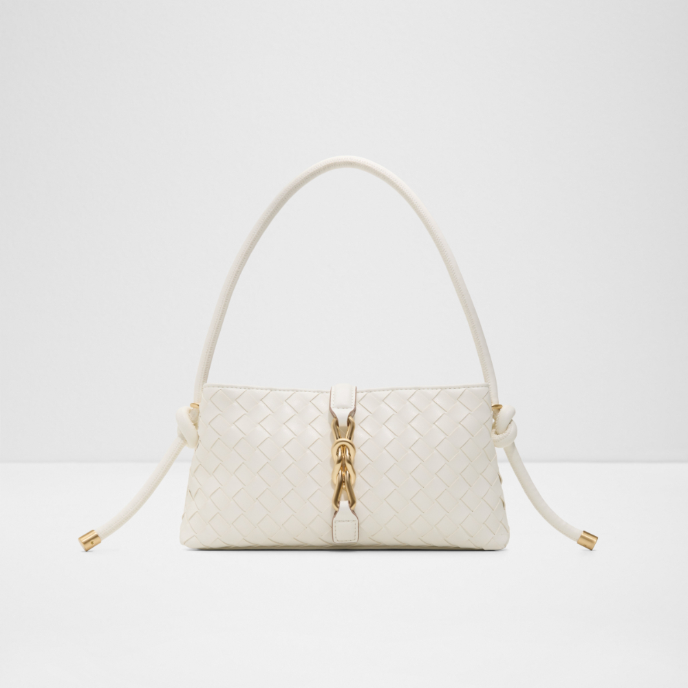 Huda White Shoulder Bag