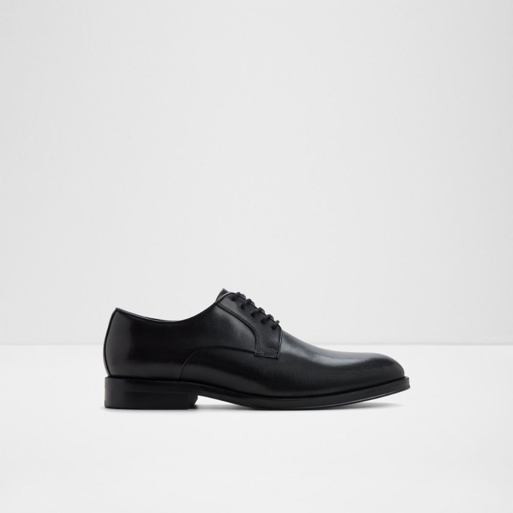 Main View Of Black Jennings Lace Ups For Men