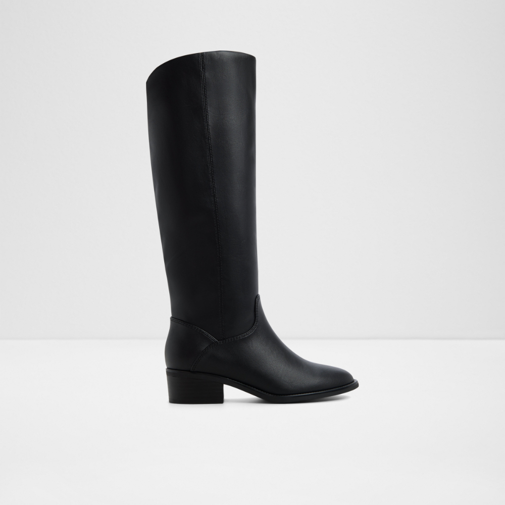 Kaydienh Black Knee-High Boots