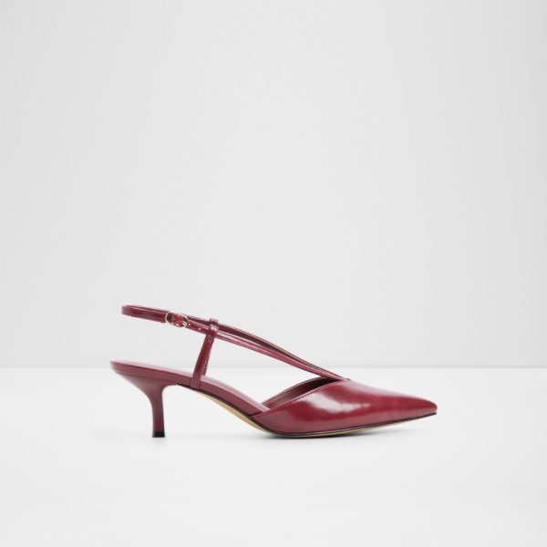 Main View Of Red Kaylin Heeled Shoes For Women