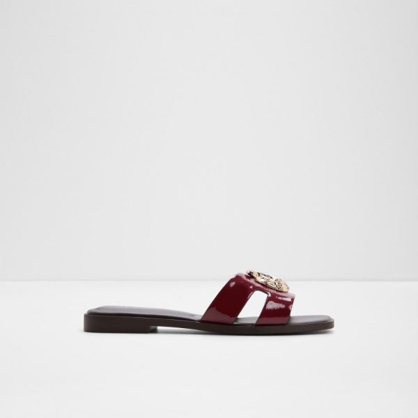 khali, Flat Sandals, Medium Red