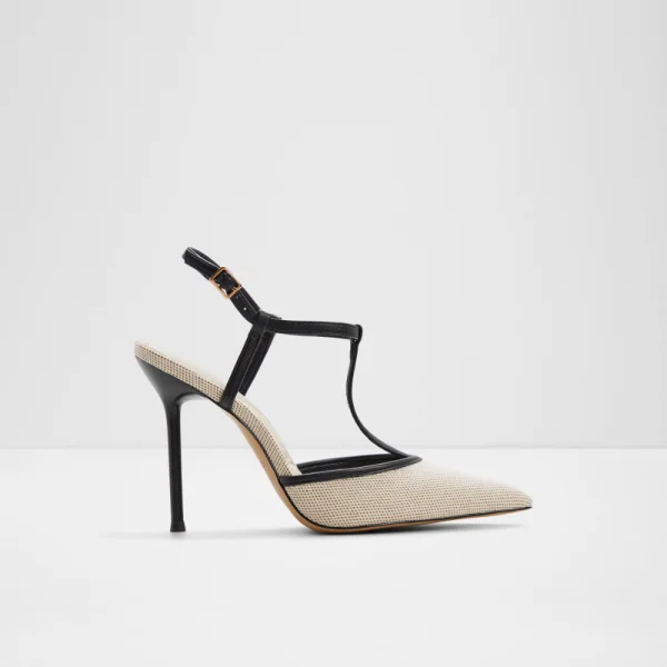 Heeled Shoes, Beige combo