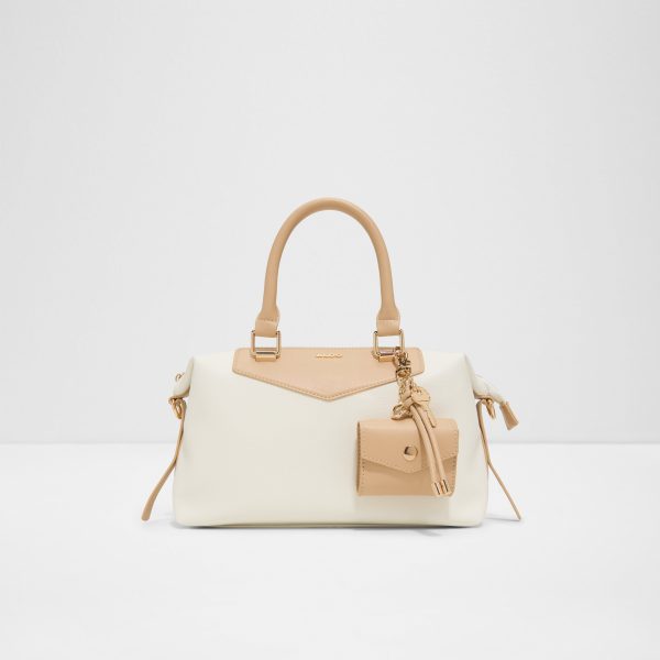 Mellowbag Handbag And Coin Purse Set in White combo