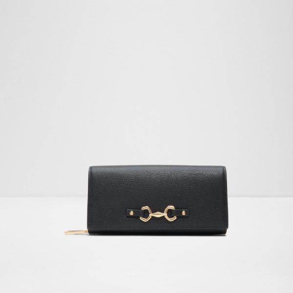 Main View Of Black Olira Wallet/Change Purse For Women