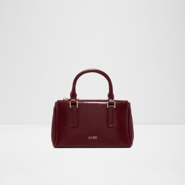 Main View Of Red Patriciea Satchel For Women