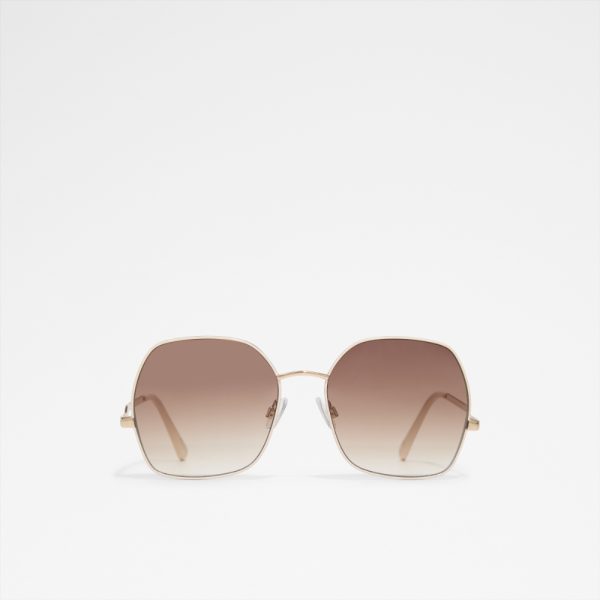 Main View Of White Raquelle Sunglasses For Women
