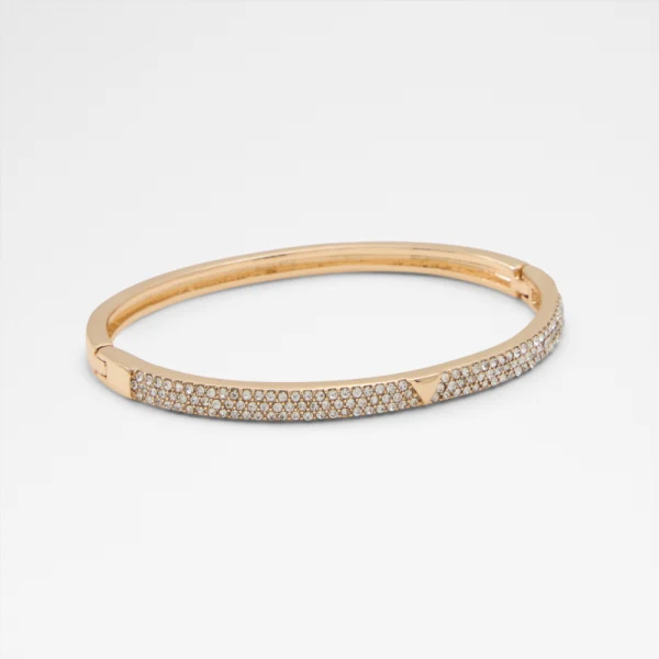 Bracelet, Gold/clear multi