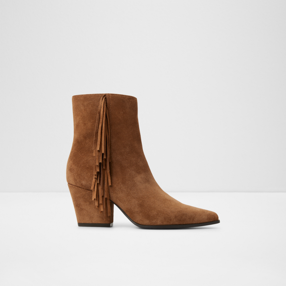 Shaniah Dark Brown Ankle Boots
