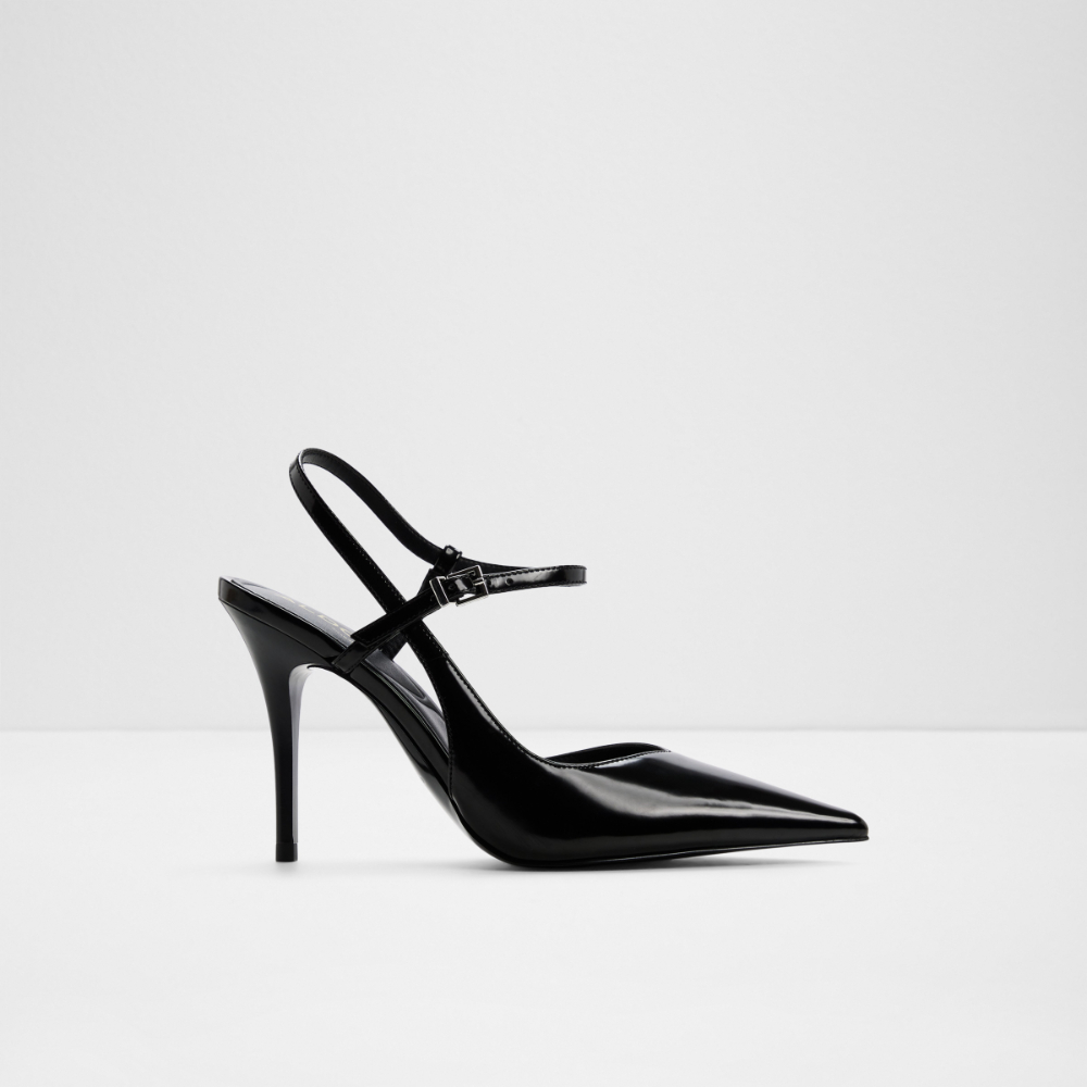 Vivenne Black Heeled Shoes