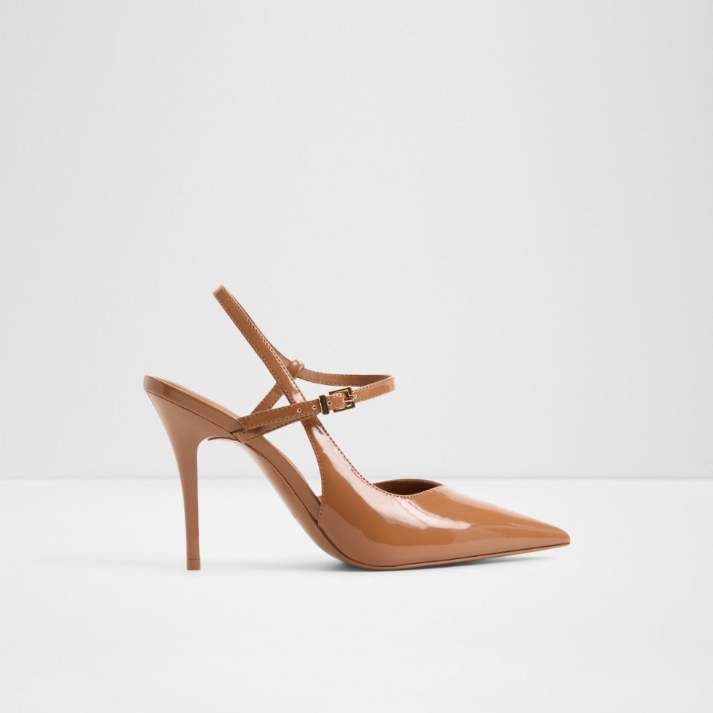 Vivenne Medium Brown Heeled Shoes